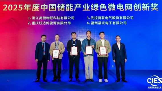 展會進行時丨PA電子榮獲2025年度中國儲能產(chǎn)業(yè)綠色微電網(wǎng)創(chuàng)新獎